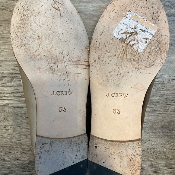 J. Crew Gold Loafers - Picture 2 of 6